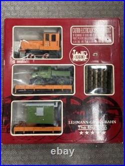 + LGB G Scale 20530 Diesel Locomotive 2 Car Work Train Set with Box