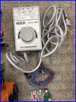 + LGB G Scale 20530 Diesel Locomotive 2 Car Work Train Set with Box