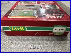 + LGB G Scale 20530 Diesel Locomotive 2 Car Work Train Set with Box