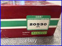 + LGB G Scale 20530 Diesel Locomotive 2 Car Work Train Set with Box