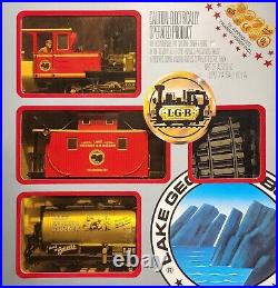 LGB G Scale 25301 Lake George & Boulder Steam Passenger Train Set