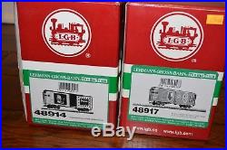 LGB G Scale 70634 Complete Ice Cream Train Set with5 Cars, MTS/DDC, Lights etc MIB