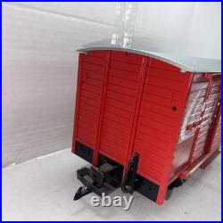 LGB G Scale Coca-Cola Box Car With Melody Sounds For Train, Set Layout