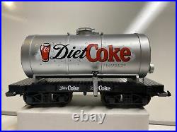 LGB G Scale Coca Cola Engine With Tender Freight Cars Train Set #72428