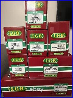 LGB G-Scale Full Train Set. 20+ pieces, 8cars. Vintage 1986 Highly Collectable
