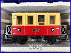 LGB G Scale Train Set #20301 Passenger Car Set with Added Interior Lights