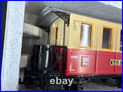 LGB G Scale Train Set #20301 Passenger Car Set with Added Interior Lights