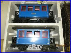 LGB G gauge The Blue Train Set Boxed