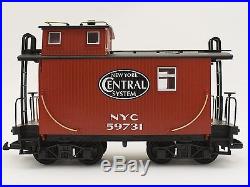 LGB G scale train #72442 Starter Set MIB New York Central NYC steam locomotive