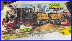 LGB LEHMANN G SCALE BIG TRAINS SCHOEMA DIESELLOK 20601 Set Original Vintage