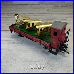 LGB Lehmann G Scale 30th Anniversary 1968-1998 Flat Car Gold Train Display Set