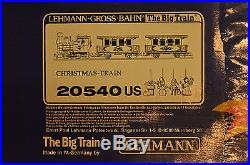 LGB Lehmann-Gross-Bahn The Big Christmas Train Set #20540+Extra Cars42103+45110