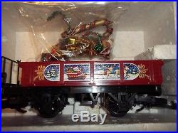 LGB Lehmann Starter Set G Scale Toy Train Santa North Pole Express 92550
