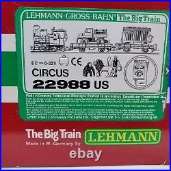 LGB Lehmann The Big Train Circus Set G Scale Model 22988 TESTED WORKING Germany