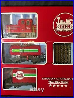LGB Logo Diesel Work Train Set Original Box G Scale