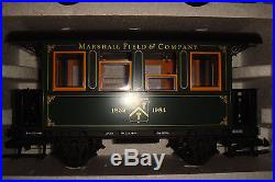 LGB Marshall Field's Train Set 20301 MF G Scale Plus Passenger Car 3007 MF