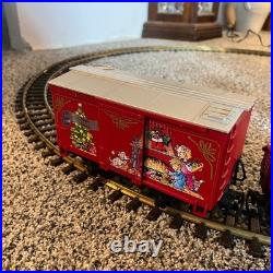 LGB North Pole Express G Scale Christmas Train Set Locomotive Track Transformer