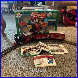 LGB North Pole Express G Scale Christmas Train Set Locomotive Track Transformer
