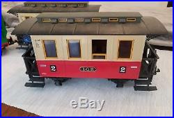 LGB Passenger Train Set 20301US green loco red & blue cars The Big Original BOX