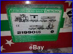 LGB Rare Construction Big Train Set #21990 Never Used WithTransformer See Pixs