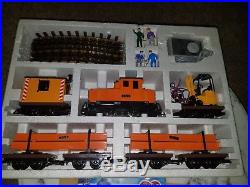 LGB Rare Construction Big Train Set #21990 Never Used WithTransformer See Pixs