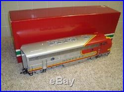 LGB Santa Fe Warbonnet F7 A&B Diesel Train set G scale 20570 & 20582 with sound