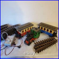 LGB TRAIN SET G Scale Complete 2774 Locomotive 16 Tracks 2 Cars 5003 Transformer