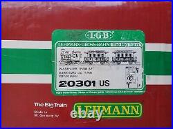 LGB The BIG Train Lehman-Gross-Bahn Passenger Train Set 20301 US + Extras