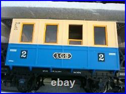 LGB The BIG Train Starter Passenger Train Set ENGINE, CARS, TRACKSwithBOX