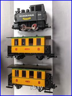 LGB The Big Train Steam Locomotive Passenger Set Original Box G Scale C-6
