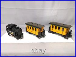LGB The Big Train Steam Locomotive Passenger Set Original Box G Scale C-6