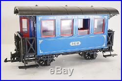 LGB The Blue Train Le Train Bleu Der Blaue Zug 2 Cars & Locomotive Set G
