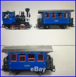 LGB The Blue Train Set 20301 Steam Engine G Scale including open stock 3013