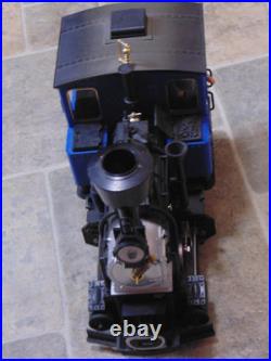 LGB The Blue Train Starter Set with 0-4-0 Engine, 2 Cars, Track, P/S, Figures