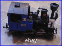 LGB The Blue Train Starter Set with 0-4-0 Engine, 2 Cars, Track, P/S, Figures