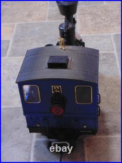 LGB The Blue Train Starter Set with 0-4-0 Engine, 2 Cars, Track, P/S, Figures