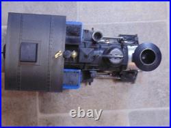 LGB The Blue Train Starter Set with 0-4-0 Engine, 2 Cars, Track, P/S, Figures