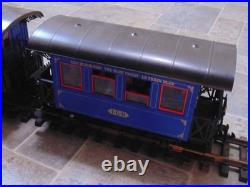 LGB The Blue Train Starter Set with 0-4-0 Engine, 2 Cars, Track, P/S, Figures