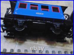 LGB The Blue Train Starter Set with 0-4-0 Engine, 2 Cars, Track, P/S, Figures