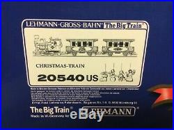 LGB The CHRISTMAS Train RARE SET #20540-US G-scale GERMANY in Original Boxes