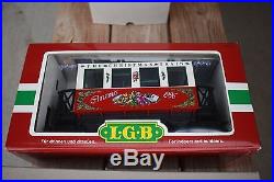 LGB The Christmas Train Passenger Car Set 1995 1996 1997 1998 1999