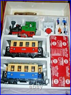 LGB Trains 72302 G Scale Passenger Starter Set with light, sound and smoke never