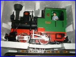 LGB Trains 72302 G Scale Passenger Starter Set with light, sound and smoke never