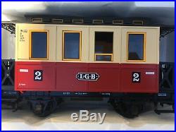 LGB Trains 72302 passenger Starter Set 120volt Excellent