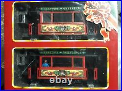LGB Trains Seasons Christmas Trolley Original Box G Scale EUC Authentic 100% LGB