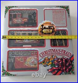 LGB Vintage Scale #72554 Christmas Train Santa Steam Loco Set/Box Working