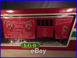 LGB Wilson Brothers Circus Train Complete Set