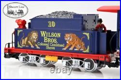 LGB Wilson Brothers Circus Train Set Sound Loco, tender + 11 cars, loads NEW NIB