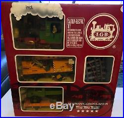 LGB Work Train Starter Set 23401 Original Box Train withSound/Lights/Smoke