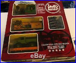 LGB Work Train Starter Set 23401 Original Box Train withSound/Lights/Smoke